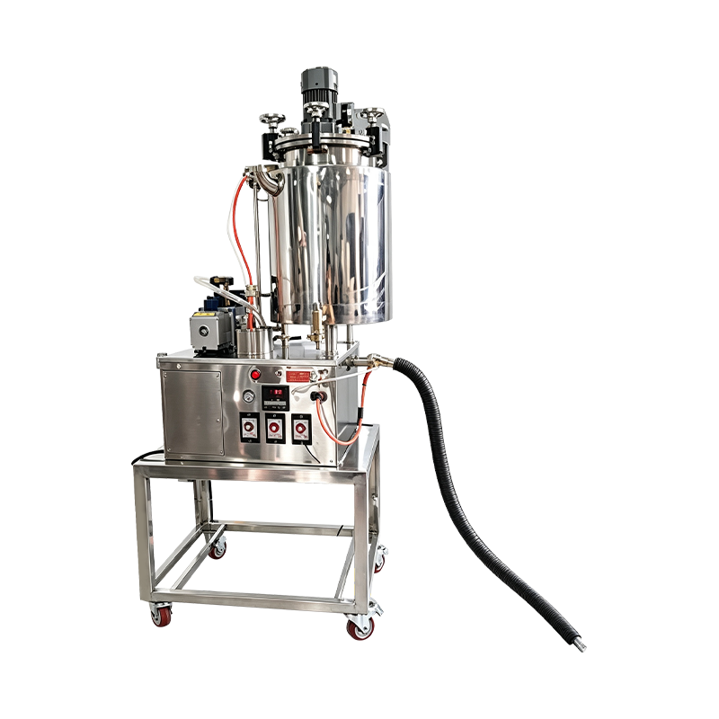 Máquina llenadora al vacío calentada semiautomática para rímel cosmético