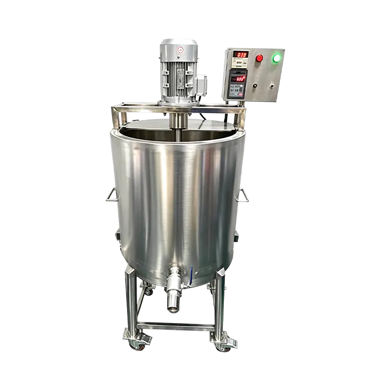 Tanque de fusión de cera cosmética de 50 kg con agitador de velocidad variable