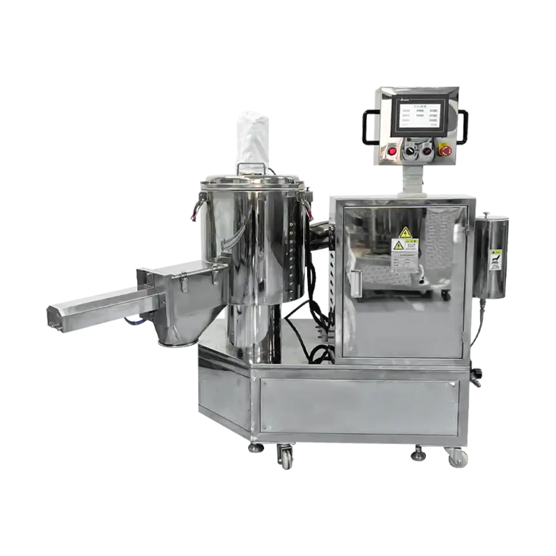 Máquina mezcladora de polvo de alto cizallamiento 50L con sistema de rociadura de aceite para cosméticos